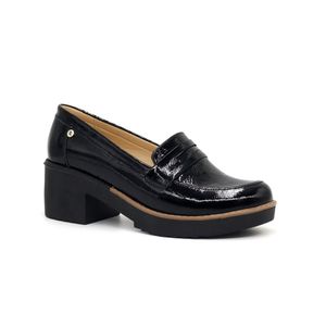 Zapato Casual de Cuero PARISS KA23-22A Negro