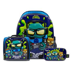 COMBO Mochila + Lonchera + Cartuchera ULTRA ZOMBIES 24.6UZO2022