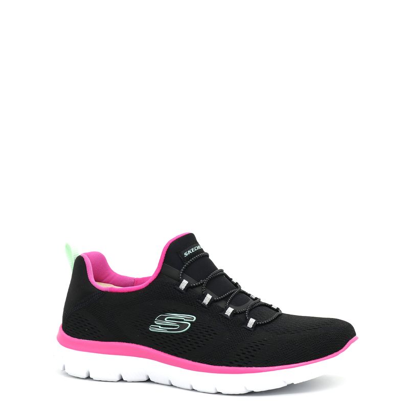 Zapatilla-CASUAL-para-Mujer-SKECHERS-149523-BKHP-Negro---Fucsia