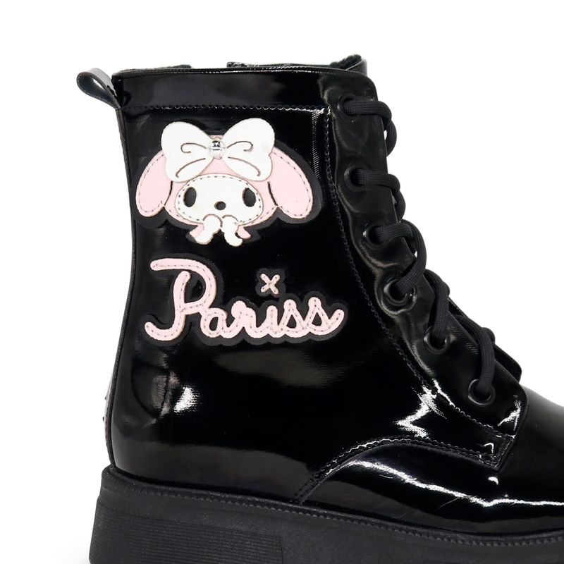 Botin-CASUAL-Niña-PARISS-KIDS-MV24I2-NOA-Charol-Negro
