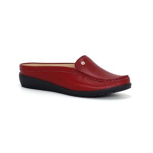 Zapato Zueco de Cuero Para Mujer PARISS KA24Q4-MUNYA Vino