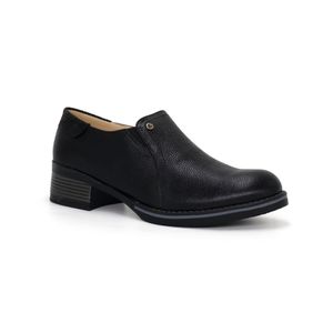 Zapatos Casuales de Cuero para Mujer PARISS KA24Q4-MIYAZ Negro