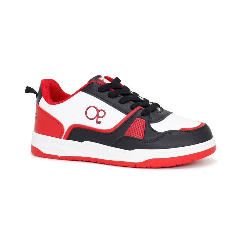 zapatillas-urbanas-ocean-pacific--para-niños-negro-con-rojo