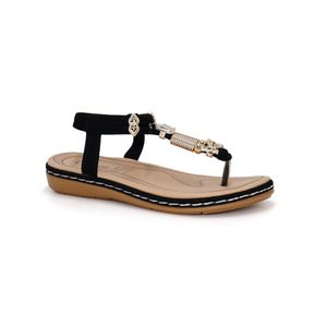 Sandalia De Mujer Casual CHARMING W-19006 Negro