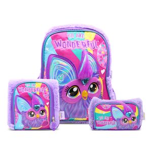 COMBO FURBY Mochila + Lonchera + Cartuchera PREMIUM OFICIO 25.6FUR20201C