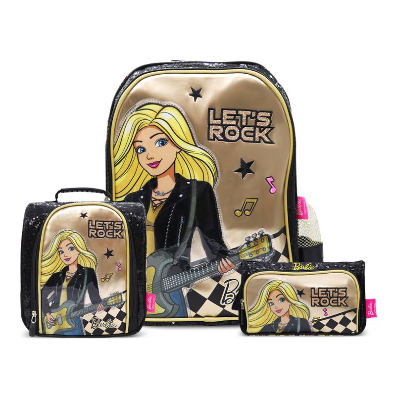combo-mochila-lonchera-y-cartuchera-de-barbie-negro-dorado