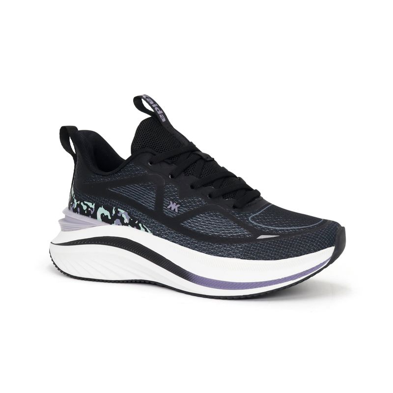 zapatilla running kaida para mujer en negro