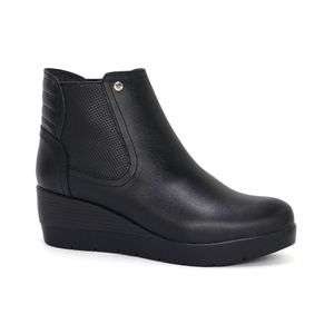 Botin de Mujer Cuero Pariss JA25Q1-BT197 Negro