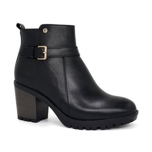 Botin de Mujer Cuero Pariss JA25Q1-BT191 Negro