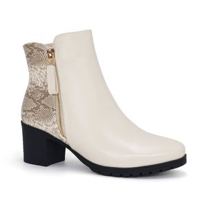Botines de Mujer Chabely 25Q3.2YI022 Hueso